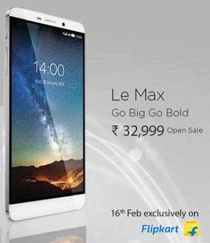 India Desire : Buy LeEco (Letv) Le Max On Flipkart @ Rs 32999 